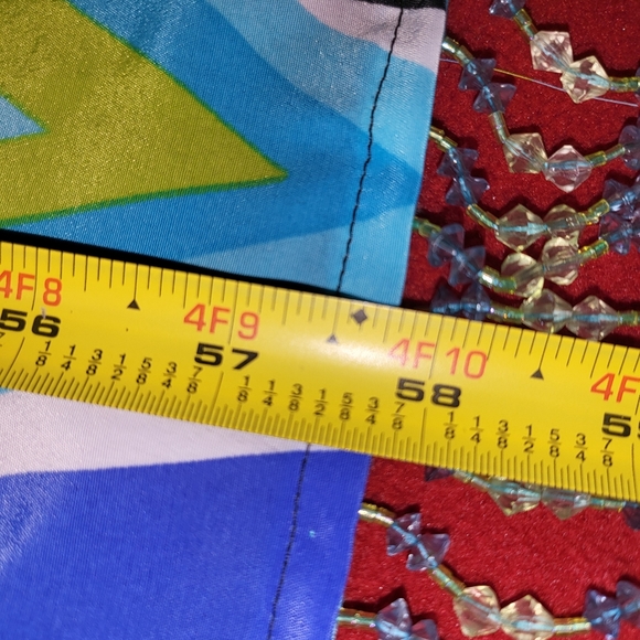 Scarf with Beaded Fringe - Picture 3 of 4